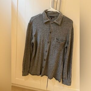Iceberg Heather Gray Knit Polo